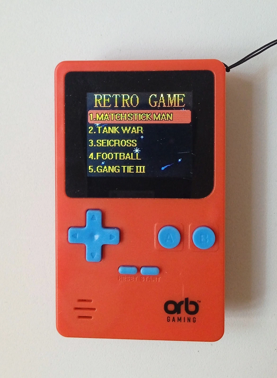 Retro Portable Multigame Machine.