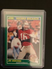 1989 Score - Record Breaker Joe Montana #329