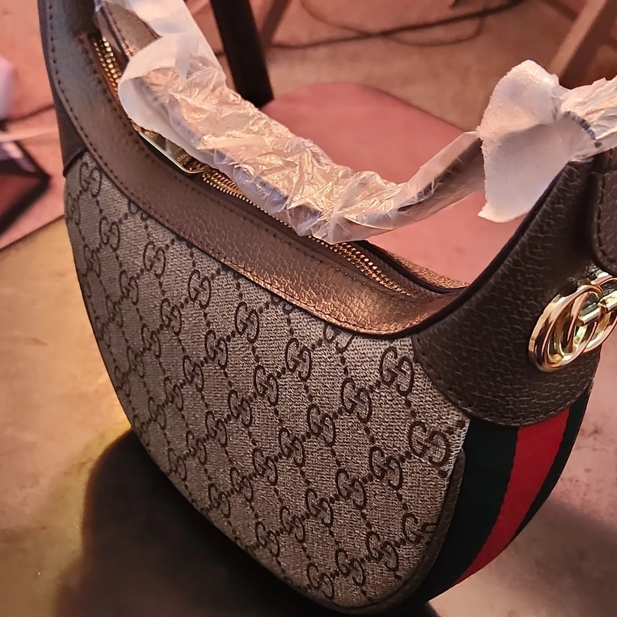 Gucci Shoulder Bag Striped Bags & Handbags for Women for sale | eBay