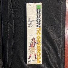 Dixon Ticonderoga 1388 #2 Soft Pencils, Qty 12 (1 Dozen), USA Made, New Unused