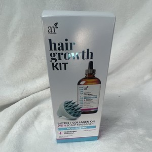 artnaturals Hair Growth Kit Biotin + Collagen Oil 4 fl oz w/ Scalp Massager