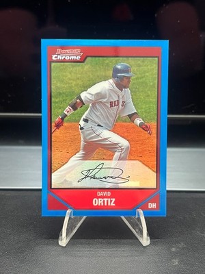 2007 Bowman Chrome - David Ortiz #125 Blue Refractor /150