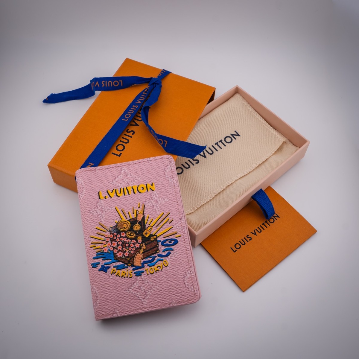 Louis Vuitton Japan Monogram Mt. Fuji Pocket Organizer M25973 Pink