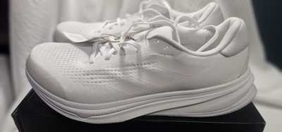 adidas Supernova Rise Running Shoes White IH7611 Men's Size 12 New No Box Top