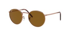 Ray-Ban RB 3637 new round rose gold brown 920233 Sunglasses