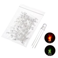 240 StüCk 5Mm LED Dioden, Leuchtdioden (Rot+Gelb-GrüN, Klare Linse)