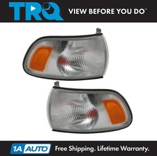 Trq Corner Marker Light Set Driver Passenger Side Fits 1991-1997 Toyota Previa