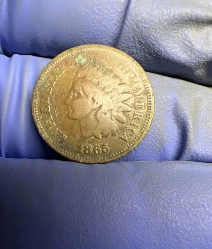 1865-P Indian Head Cent — photo from the most recent tracked eBay sale