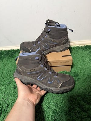 Black & Blue Salomon Gortex GTX Turnschuhe Walking Wanderschuhe Schuhe Gr. UK 7,5
