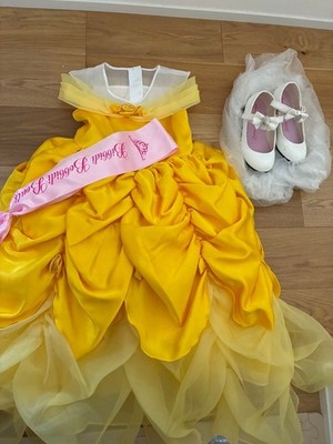 Bibbidi Bobbidi Boutique Belle Dress 120cm Disney Princess with Shoes