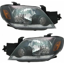 For 2003 2004 Mitsubishi Outlander Headlight Pair Driver And Passenger Side Dot