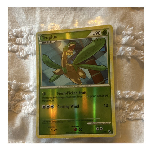 Pokémon TCG Tropius HS—Undaunted 22/90 Holo Rare 90 HP 2010 EN Card