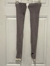 NWT Lululemon One Size Evolution Leg Warmer Gray 100% Merino Wool, Retro, Comfy