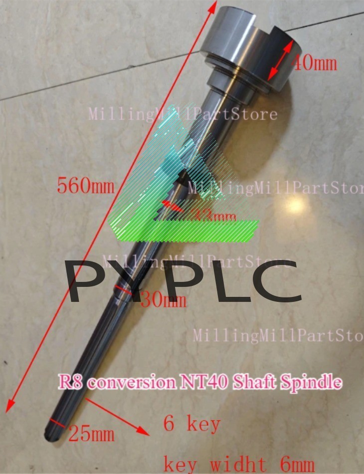 R8 Conversion NT40 For Vertical Mill Milling Machine Shaft Spindle