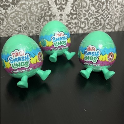 Piñata Smashlings Rainbow POD  3 Pods Figurine And Code New Sealed In package