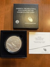 2019 America the Beautiful - War in the Pacific - Guam - 5oz Silver Uncirculated