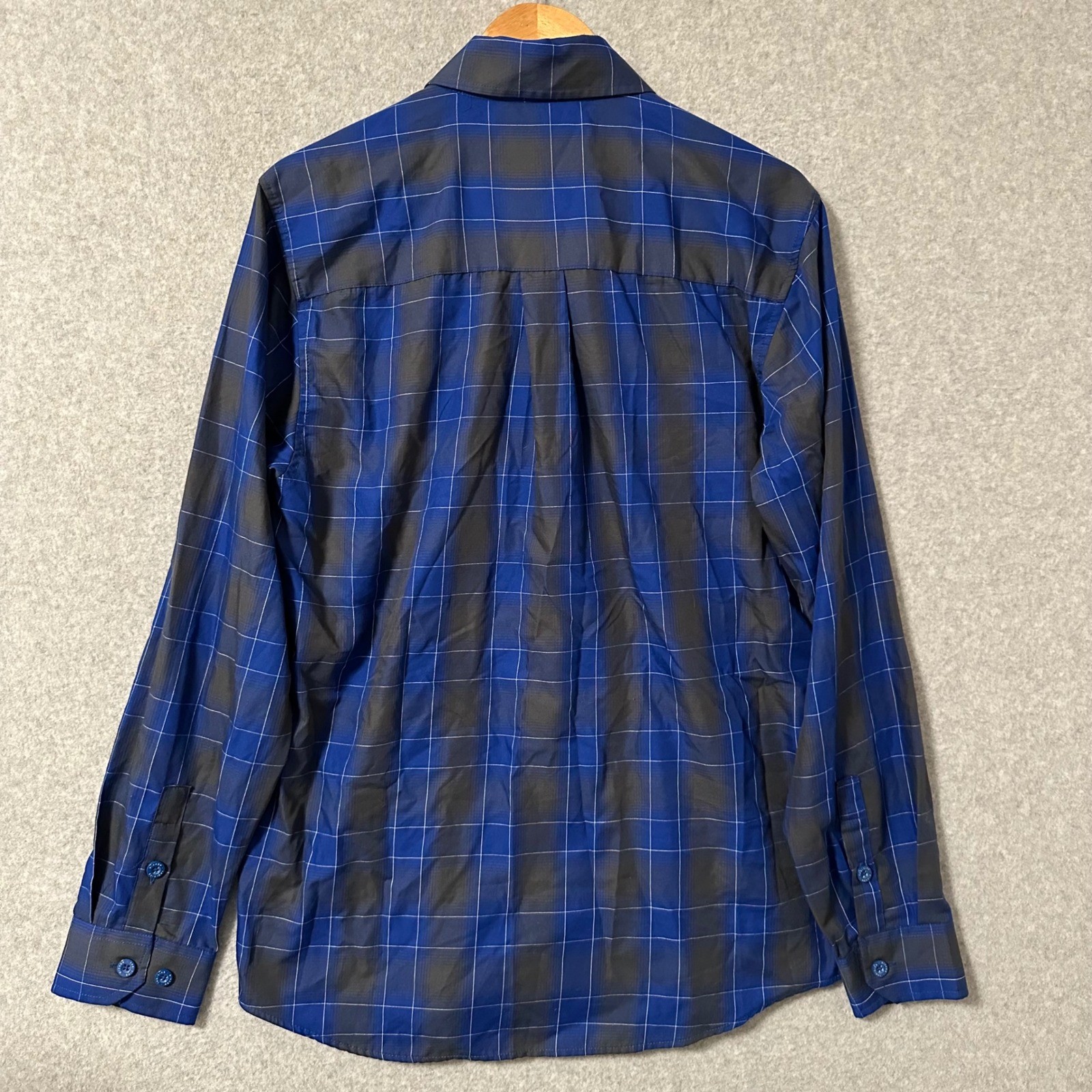 Dixxon Flannel Suicidal Tendencies Shirt Mens Medium Blue Black Plaid Punk Rare image 4