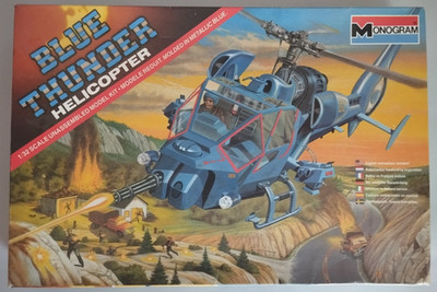 Seltener Bausatz - Blue Thunder Helicopter - Monogram - 1/32 - Nos - Vintage ...
