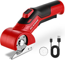 Cordless Electric Scissors Cardboard Cutter, 4V Electric Box Cutter with Safety