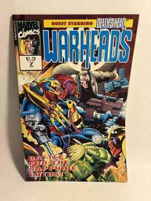 1992 Warheads #7 Marvel UK Comics Death's Head II  vintage original