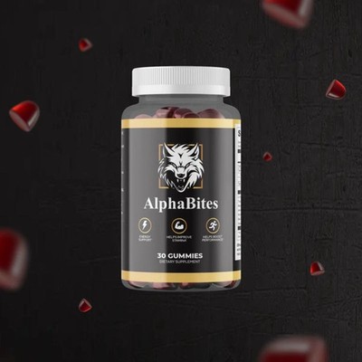 AlphaBites Mens Gummies | Boost Energy, Daily Stamina with 7 Natural Herbs
