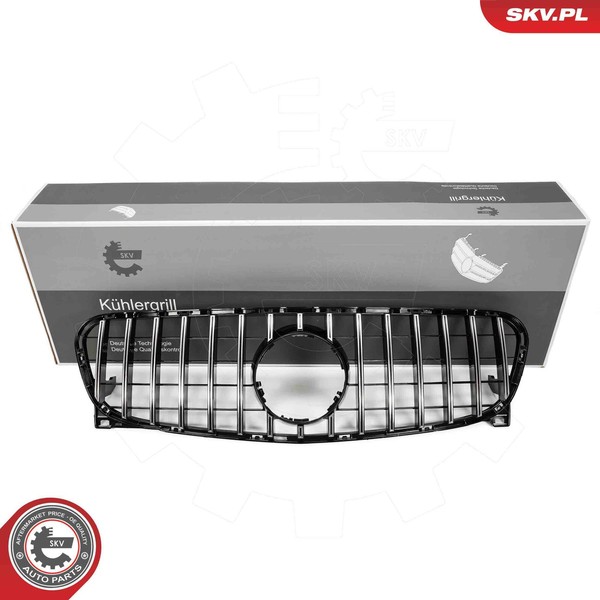 Esen Skv KüHlergrill KüHlergitter Silber FüR Mercedes-Benz Gla-Klasse X156-image