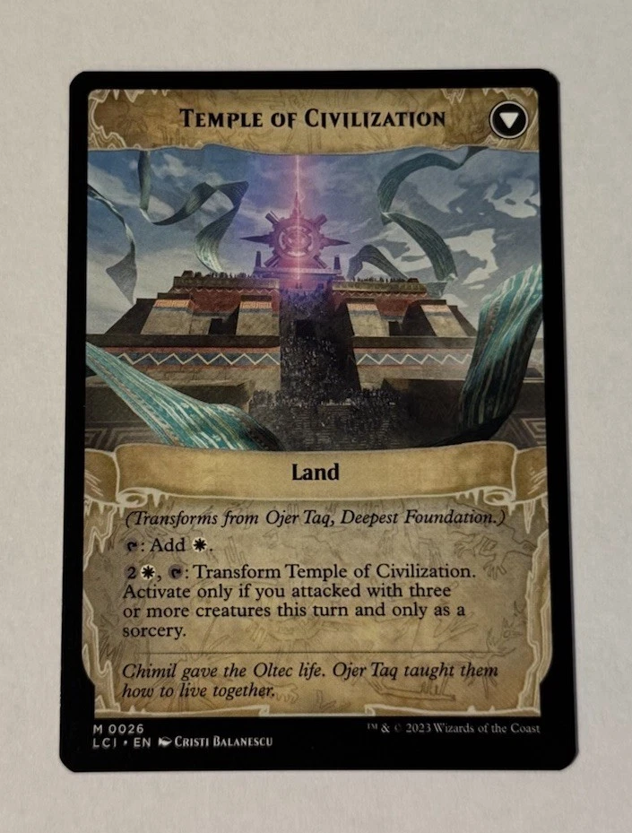 MTG Ojer Taq, Deepest Foundation -The Lost Caverns of Ixalan LP - Image 2 of 2