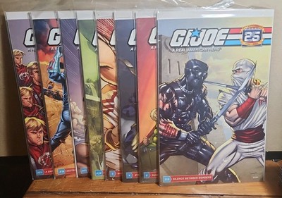 GI Joe A Real American Hero 25th Comic Lot 2007 4, 5, 6, 14, 21b, 24, 32.5, 36.5