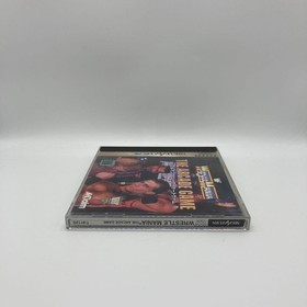 Wrestlemania The Arcade GAME Sega Saturn T-8112G 1996 w/ Case Manual Tested Used