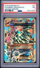 PSA 7 Primal Groudon EX 97/98 Secret Ancient Origins Pokemon on eBay