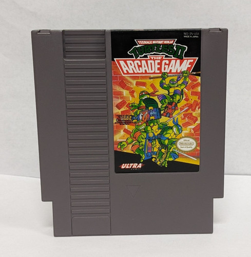 Authentic Nintendo NES Teenage Mutant Ninja Turtles II NES Cartridge | Tested