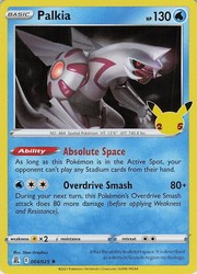 Palkia 004/025 Celebrations Holo Rare