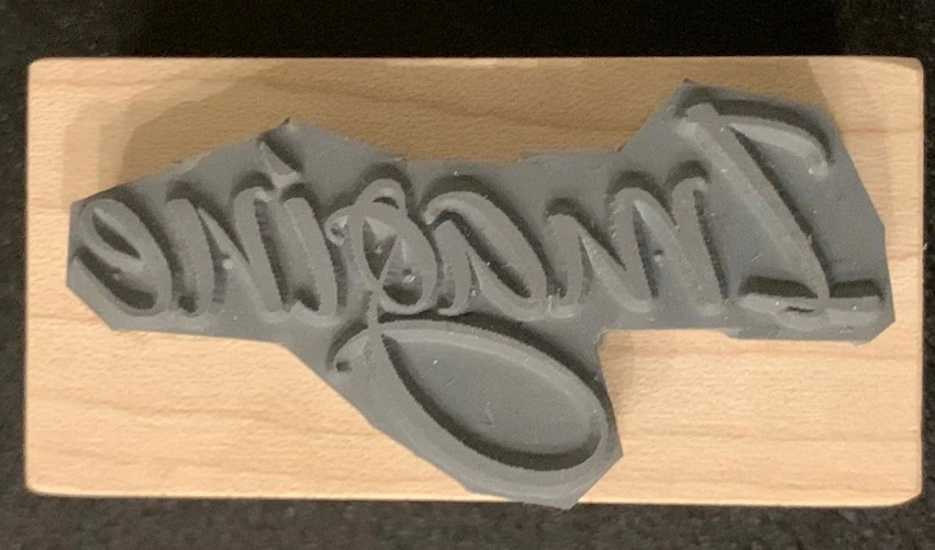 Magenta Imagine Rubber Stamp - Imagem 2 de 3