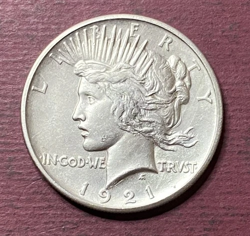1921 HIGH RELIEF PEACE DOLLAR - BRILLIANT UNCIRCULATED