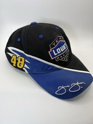 #ad Vintage 2002 Jimmie Johnson #48 Lowe’s Racing NASCAR Strapback Hat Cap $29.95