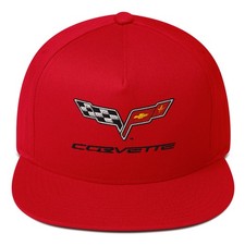 Corvette Flat Bill Cap