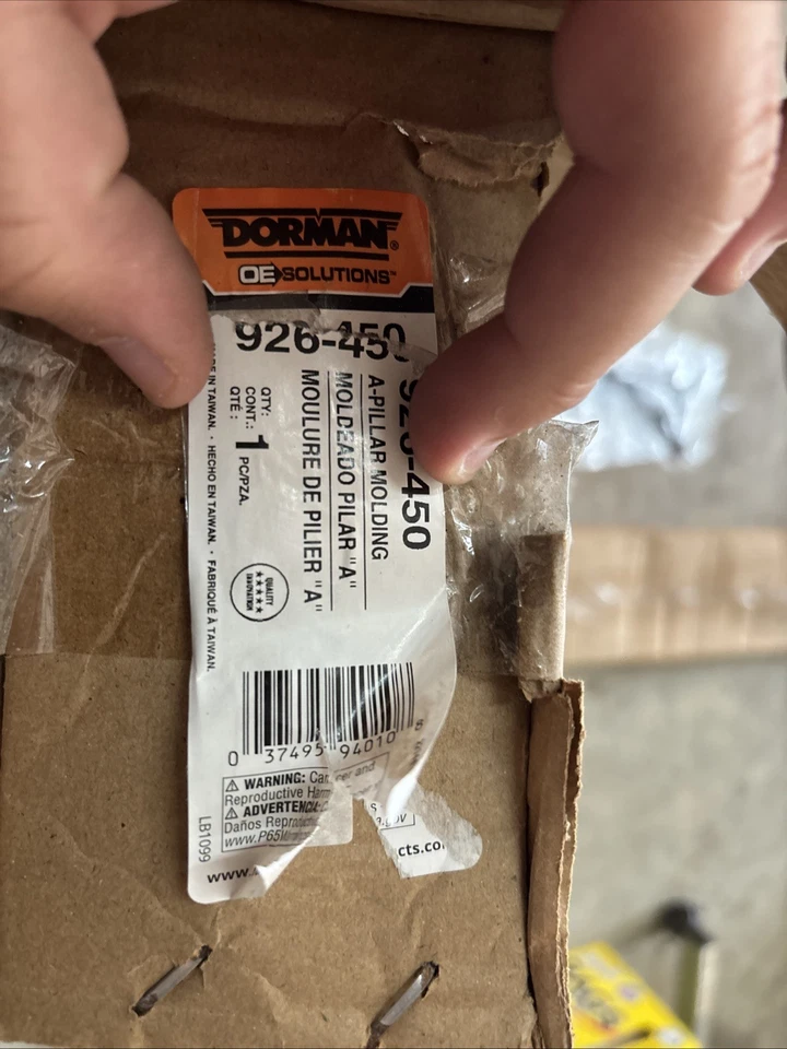 Dorman 926-450 Pilar A Parabrisas Moldura Lado del Conductor para 11-18 Explorer Foto 4 de 4