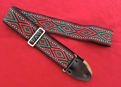 Vtg Maxitone Ace Style Woven Guitar Strap Made in Japan
