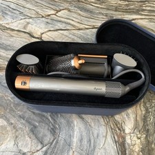 Dyson Airwrap Hair Styler Set w/ Barrels, Brush, Smoothing Dryer  Case OPEN BOX