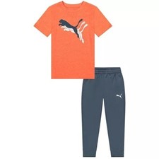 Puma Toddler Boys' 18M 2-Piece Tee Shirt and Jogger Pants Set Size 18M