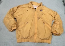 Vtg 80 s Catalina Sport Womens Sz Small Yellow Windbreaker Track Jacket