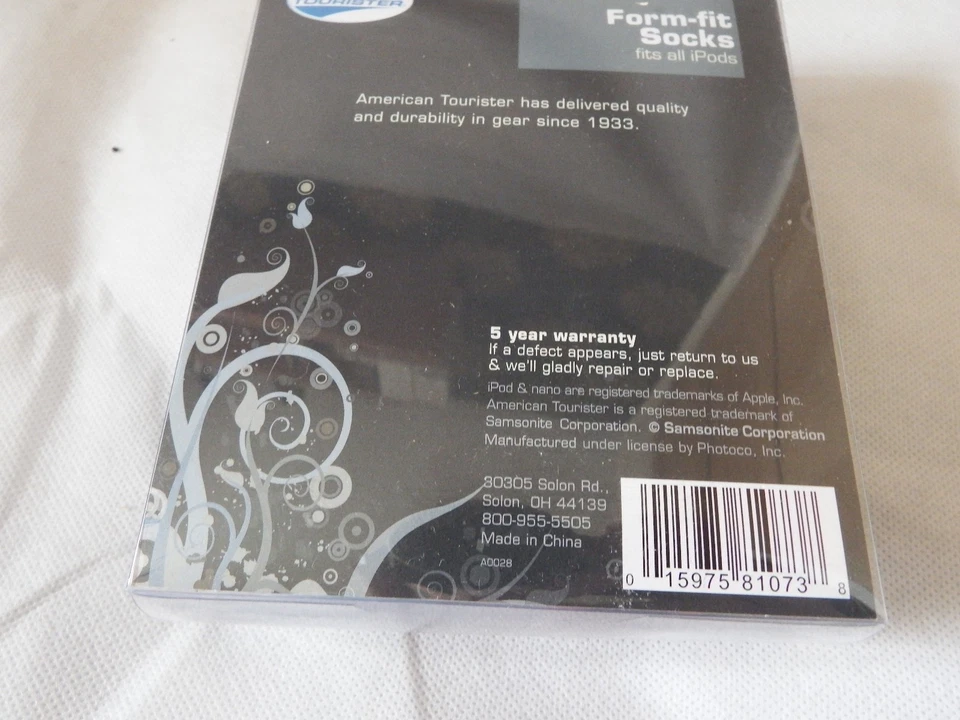 6 x American Tourister Form-Fit Socks Pouch Case Cover For iPod Nano 4 5 6 Gen - Image 4 of 4
