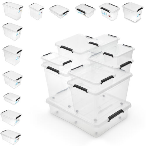 Caja de almacenamiento con tapa cajas de almacenamiento cajas de orden cocina caja 34 tamaños - Imagen 1 de 41