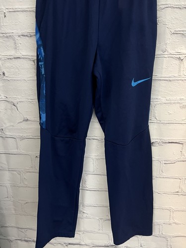 Nike DRI FIT Blue Sweats Joggers Elastic Waist Pockets EUC Boy's Size X-Large - Picture 2 of 9
