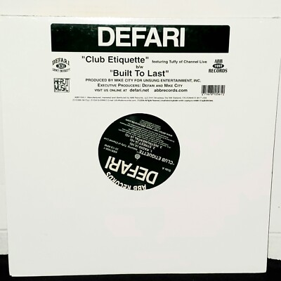 DEFARI Club Etiquette Built To Last Sealed  DJ Babu Dilated Peoples Tuffy 2004