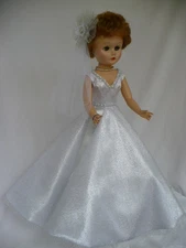 24 IN. FASHION LADY BRIDAL GOWN PATTERN  PATTERN BY JUDI