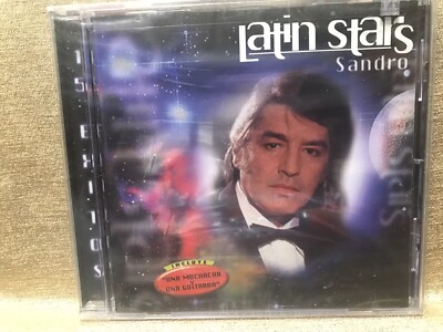 RARE CD Sandro Latin Stars Una Muchacha y Guitarra Las Manos Sus Ojos Cerraron