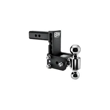 B&W Trailer Hitches Tow & Stow Adjustable Trailer Hitch Ball Mount - Fits 2" ...