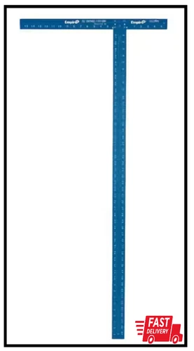 Heavy-Duty Empire Durable Drywall T-Square Help Identify Measurements - 48 in.