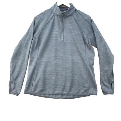 Polyester hellgrau Langarm Design Active Sport Sweatshirt Herren Größe L